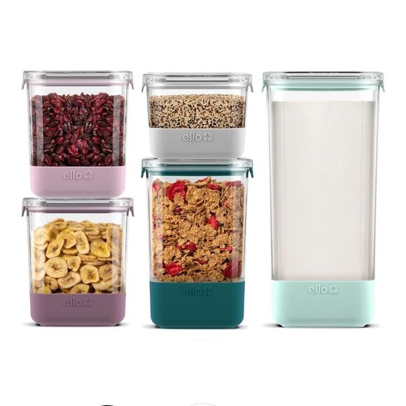 Ello Airtight Pantry Perfection 5-PC Canister Set - Picture 2 of 7
